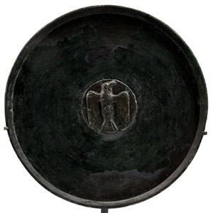 Scythian Bronze Mirror with Eagle Handle