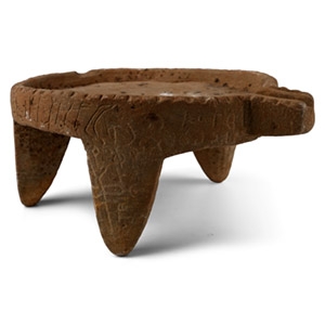 South Arabian Offering Table with Inscription