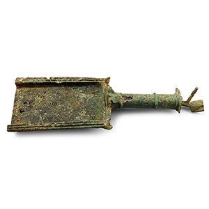 Roman Bronze Batillum Incense Shovel