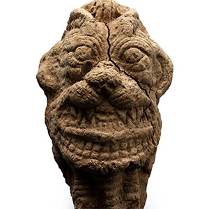 Neo Assyrian Terracotta Head of Pazuzu
