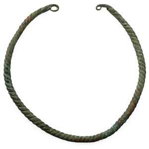 Viking Period Bronze Twisted Neck Torc