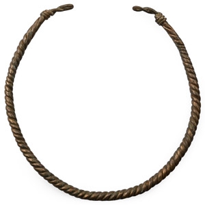 Viking Period Bronze Twisted Neck Torc