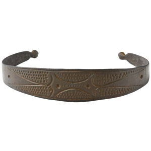 Viking Period Bronze Decorated Bracelet