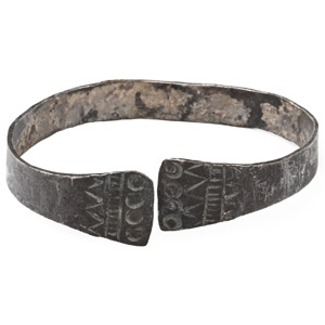 Viking Period Silver Decorated Bracelet