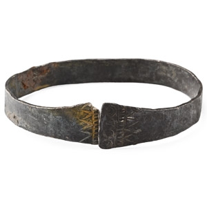 Viking Period Silver Decorated Bracelet