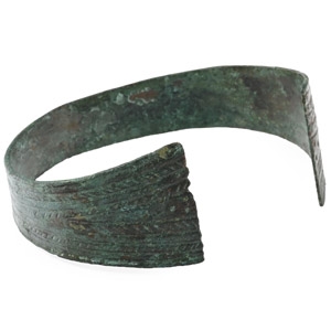 Viking Period Bronze Decorated Bracelet