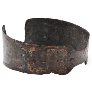 Viking Period Bronze Decorated Bracelet