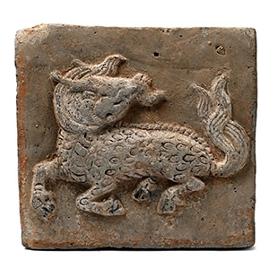Chinese Song Terracotta Tile with Dragon