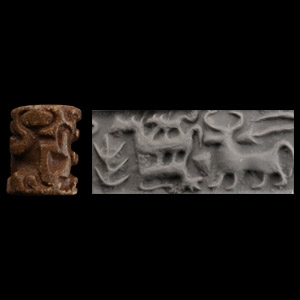 Mesopotamian Stone Cylinder Seal