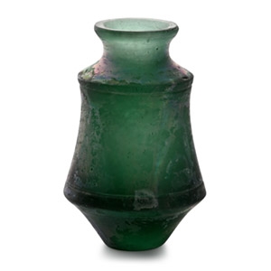 Roman Emerald Green Glass Vessel