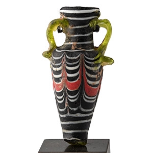 Egyptian Mosaic Glass Amphora