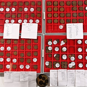 Group of One Hundred and Seventy-Eight [178] English Milled and World Coins.