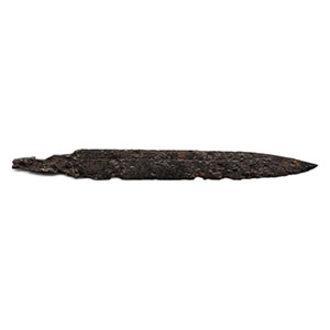 Large Saxon Iron Seax with Single-Edged Blade