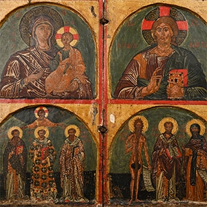 Large Diptych of the Mother of God as Hodegetria