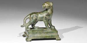 Bronze Panther Statuette