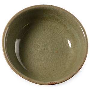 Chinese Ming Celadon Glazed Bowl
