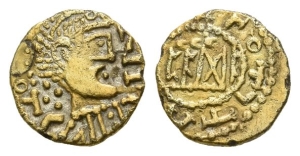 Anglo-Saxon. Transitional/Pre-Primary Phase Pale AV Thrymsa.
