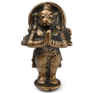 Copper-alloy Standing Hanuman Figure