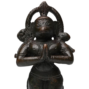 Copper-alloy Hanuman Statuette