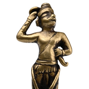 Copper-alloy Hanuman Figure with Two Tails
