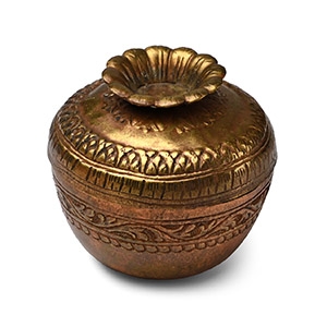 Copper-Alloy Lidded Container
