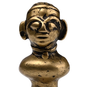 Copper-alloy Goddess Gauri Head