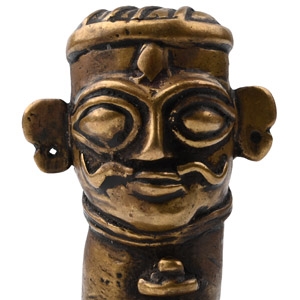 Copper-alloy Shiva Mukhalinga