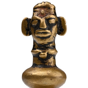 Copper-alloy Goddess Gauri Head