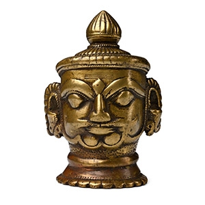 Copper-alloy Shiva Mukhalinga