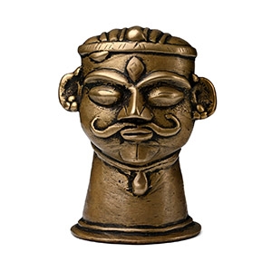 Copper-alloy Shiva Mukhalinga
