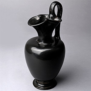 Greek Black-Glazed Oinochoe
