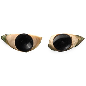 Egyptian Stone Eye Inlay Pair