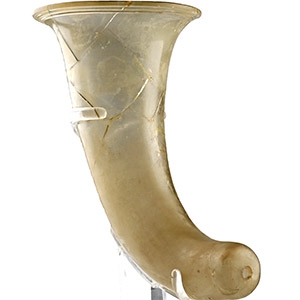 Sasanian Glass Rhyton