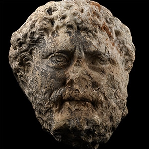 Life-Size Roman Marble Head