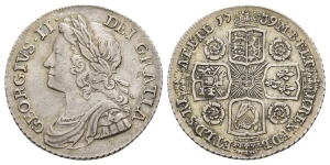 Great Britain. Hanover, George II AR Shilling.