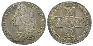 Great Britain. Hanover, George II AR Shilling.
