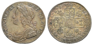 Great Britain. Hanover, George II AR Shilling.