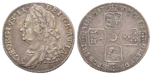 Great Britain. Hanover, George II AR Shilling.