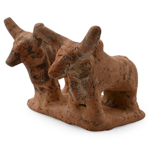 Indus Valley Terracotta Votive Bull Pair