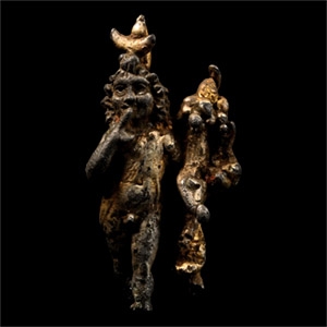 Roman Silver-Gilt Statuette of Harpocrates