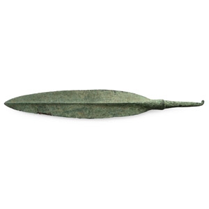 Luristan Bronze Leaf-Shaped Spearhead