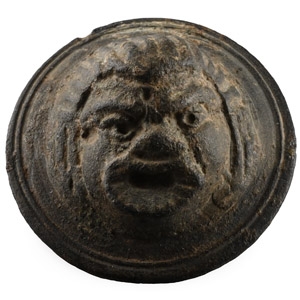 Roman Bronze Applique of Actors Mask