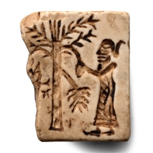 Babylonian Faience Frog Amulet