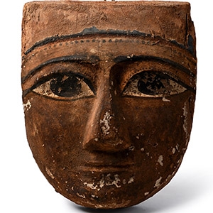 Egyptian Painted Wooden Mask