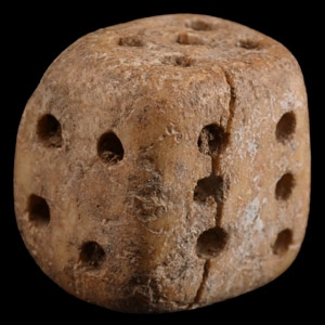 Roman Bone Gaming Die