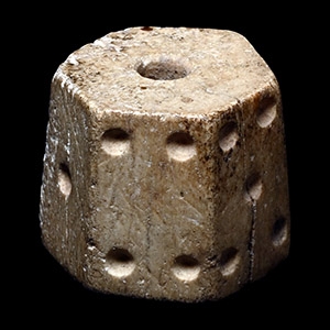 Roman Hexagonal Bone Gaming Dice