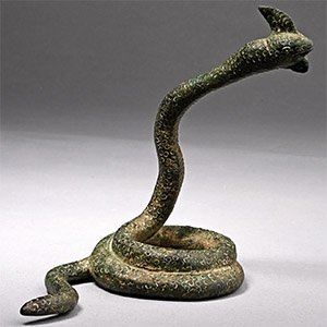 Archaic Greek Bronze Snake