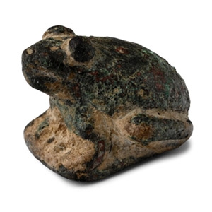 Old Babylonian Bronze Frog Weight
