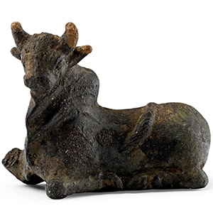 Roman Bronze Zebu Statuette
