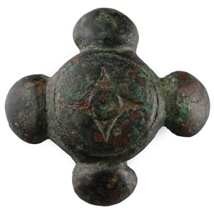 Greek Geometric Bronze Strap Distributor